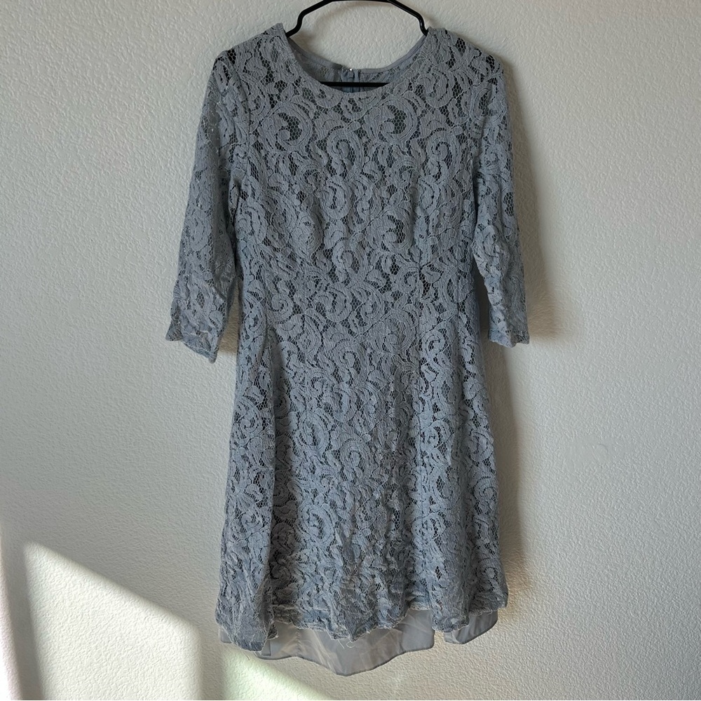 Coldwater Creek Mother of the Bride, Wedding, Formal, Lace, 3/4 Sleeve Dress